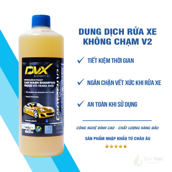 dung dịch rửa xe không chạm v2