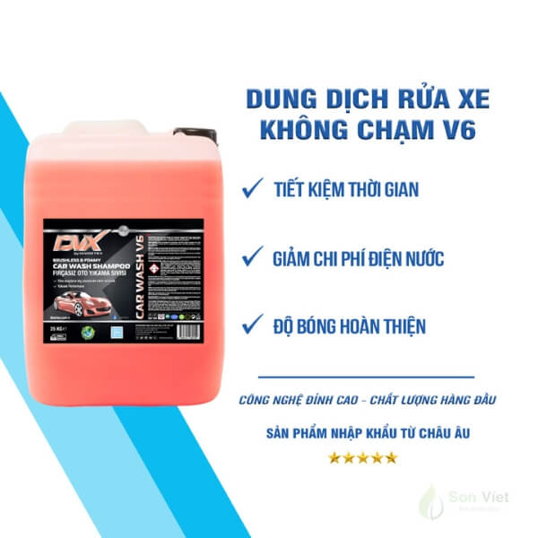 dung dịch rửa xe không chạm