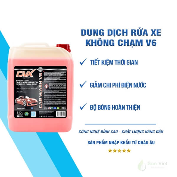 dung dịch rửa xe không chạm